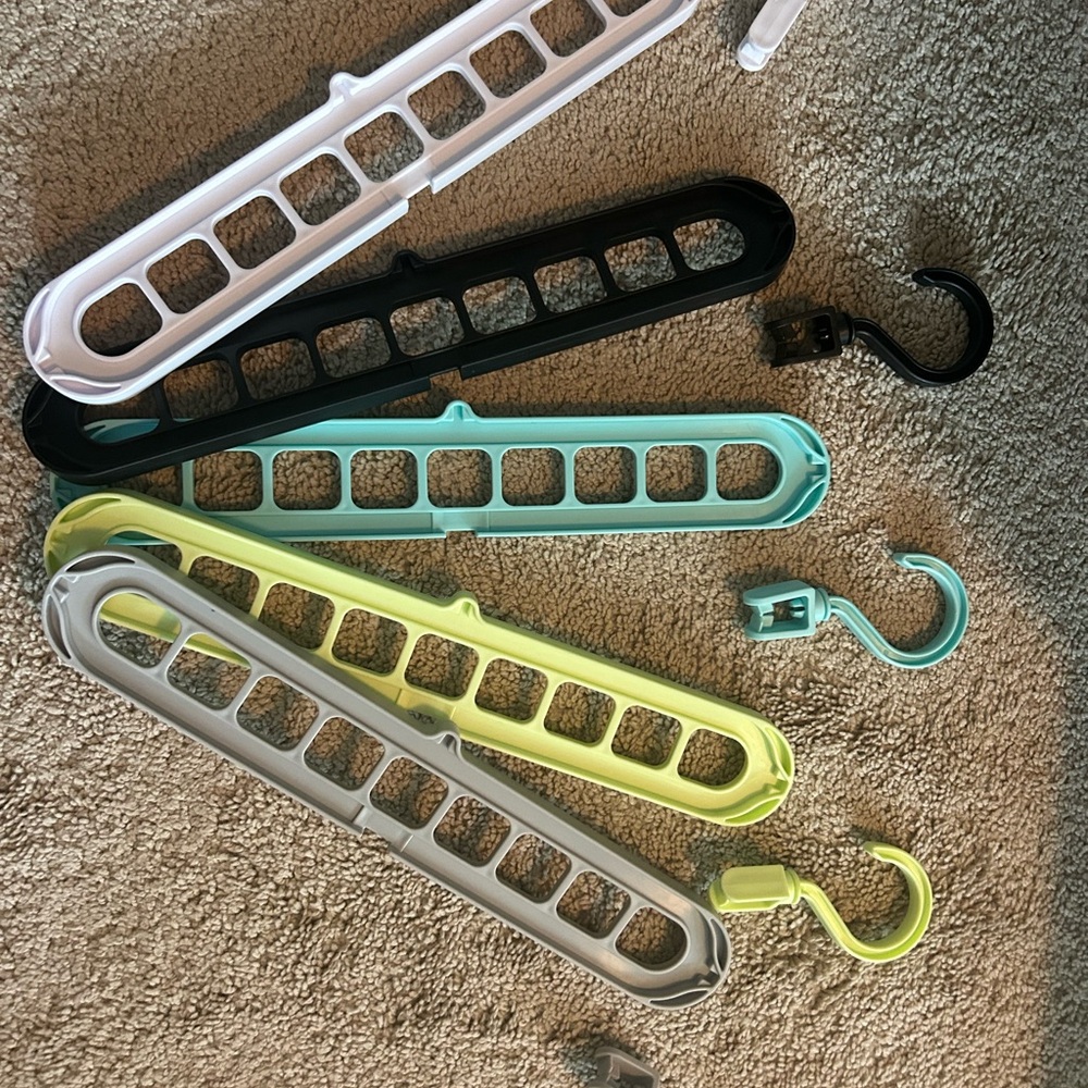 Amazon Basics Multi-Color Closet Organizer Hangers